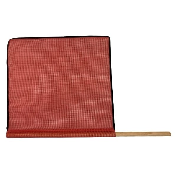 Flag, Red with Black Binding, PVC, 27 in Length, 10 Flags
